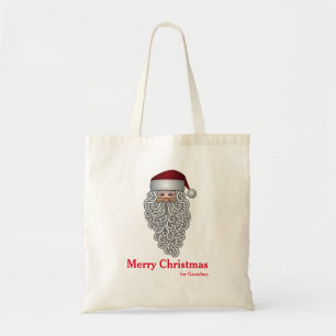 Personlig Decorative Santa jul Gift Tygkasse