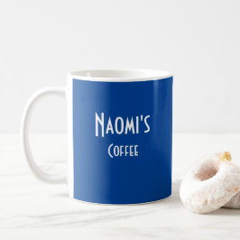 Personlig Deep Blue Coffee Mugg