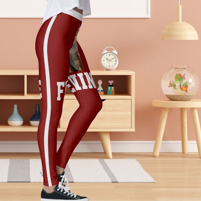 Personlig Deep Red Cute Siamese Cat Pet Photo Leggings (Skapare uppladdad)