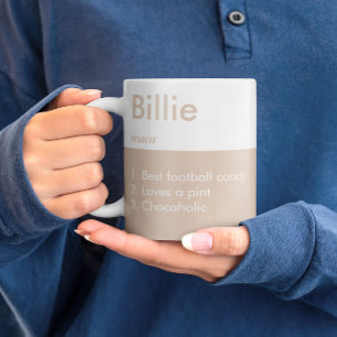 Personlig Definition Mugg   Anpassat namnkaffe