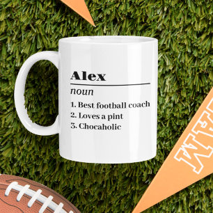 Personlig Definition Noun Football Coach Kaffemugg