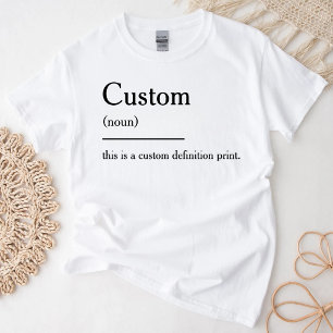 Personlig Definition Rolig Definition Citat T Shirt
