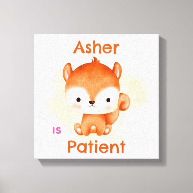 Personlig dekoration med affirmation för barn | Br Canvastryck (Framsida)