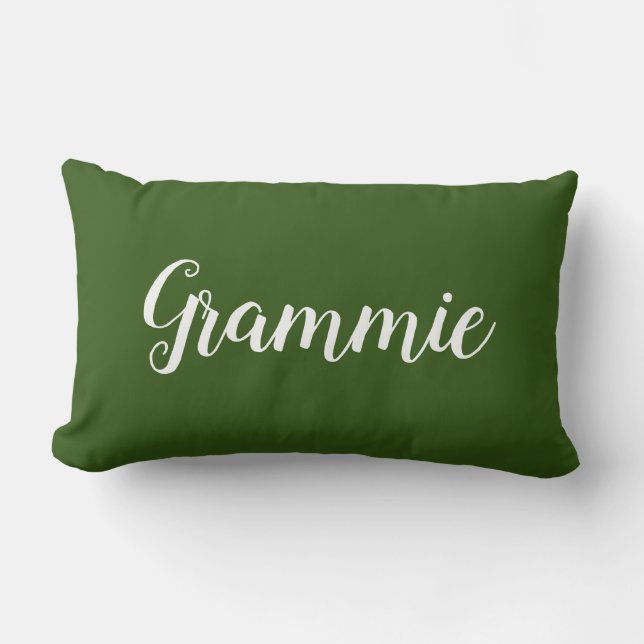 Personlig Dekorativ kudde för farmor - Grammi (Framsida)