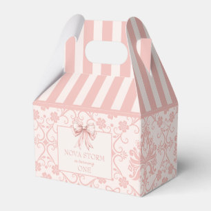 Personlig Demask  Rosa Coquette Birthday Presentaskar