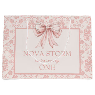 Personlig Demask  Rosa Coquette-milstolpe