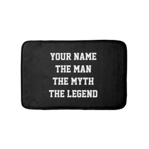Personlig Den mannen myt legend nerskjutande badru Badrumsmatta
