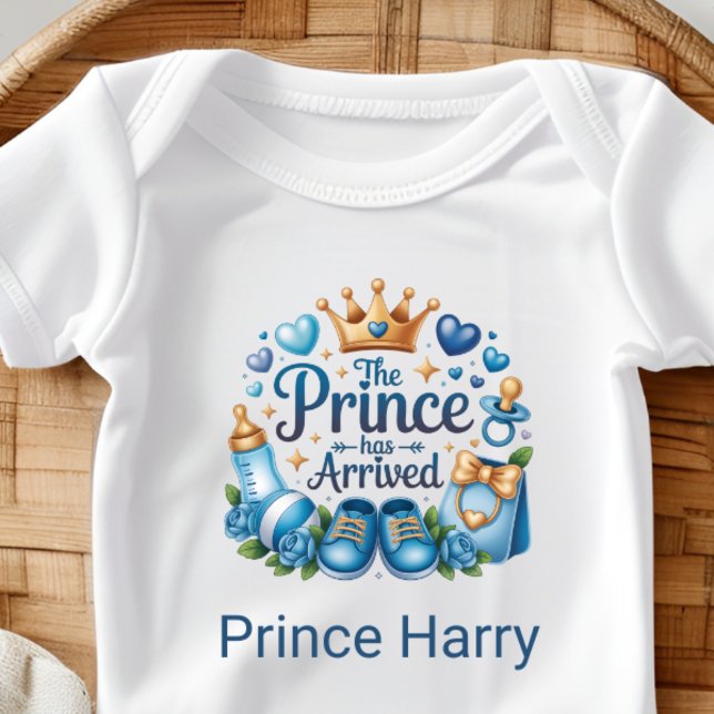 Personlig Den Prinsen Har Anlänt T Shirt (Skapare uppladdad)