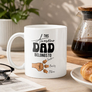 Personlig Denna fantastiska pappa tillhör Anpass Kaffemugg