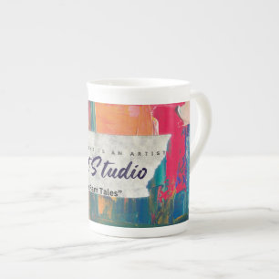 Personlig Design Arts Studio Specialty Mugg Kopp Benporslin Mugg