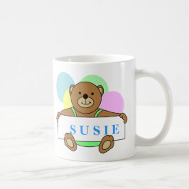Personlig design av teddybjörn kaffemugg