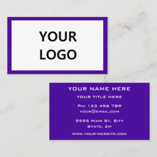 Personlig Design Dina Företagskort med Logotyp Visitkort