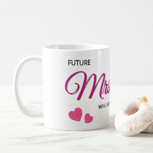 Personlig design för framtida fruar kaffemugg