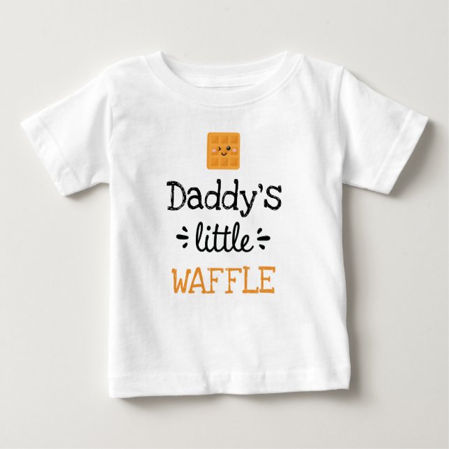 Personlig Design | [Valfri Text]s Lilla Waffle T Shirt (Framsida)