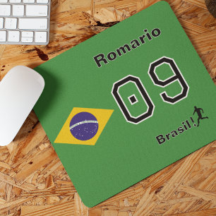 Personlig deskstillbehör för brasiliansk fotbollsf musmatta