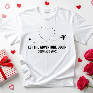Personlig Destinationsbröllopsreseremission T Shirt
