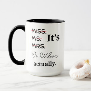 Personlig Det är miss Mrs Dr. Mugg