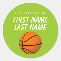 Personlig det här Tillhöret att fästa - Basketboll