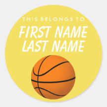 Personlig det här Tillhöret att fästa - Basketboll