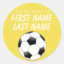 Personlig det här Tillhöret att fästa - Fotboll