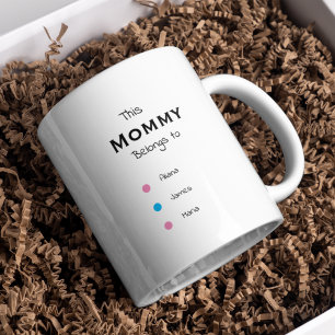 Personlig det här tillhöret till mugg Mummy-presen