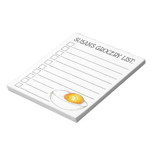 Personlig Deviled Stuffed Egg Livsmedel List Anteckningsblock