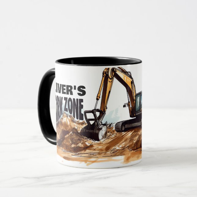 Personlig Digger Mugg (Framsida vänster)