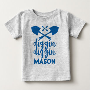 Personlig Diggin Diggin Blue och Grått Tröja