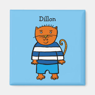 Personlig Dillon katten Magnet