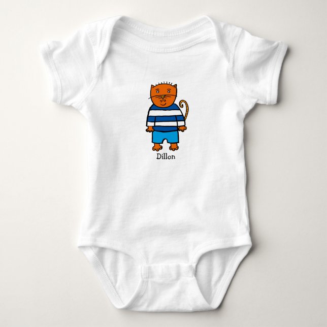 Personlig Dillon katten Tee Shirt (Framsida)