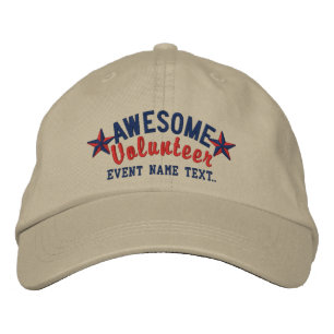 Personlig din Cap Fantastisk Volunteer Embroidery Broderad Keps