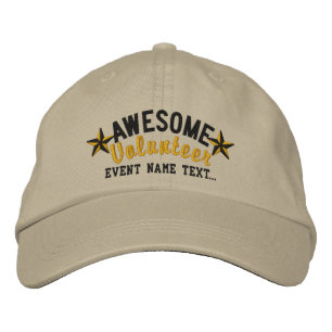 Personlig din Cap Fantastisk Volunteer Embroidery Broderad Keps
