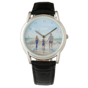 Personlig din familjs fotobevakning armbandsur