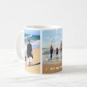 Personlig din familjs fotokollage Mugg