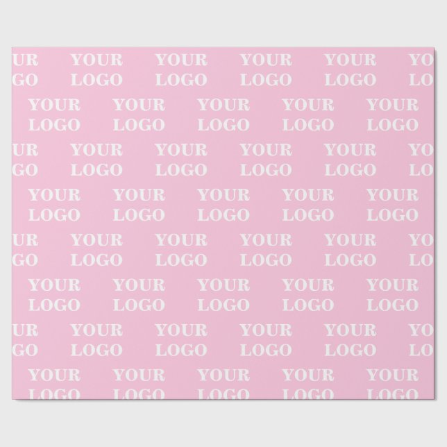 Personlig Din Logotyp Namn Stylish Modern Minimal Presentpapper (Seam)