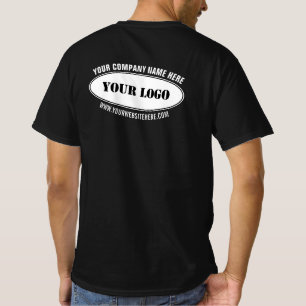 Personlig din Logotyp och text T-Shirt