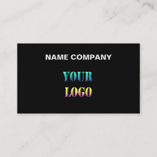 Personlig din logotyp text space namn company edi visitkort