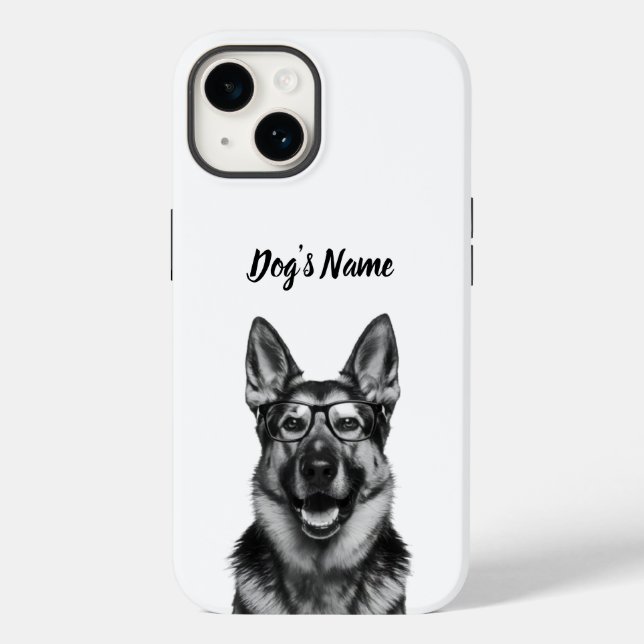 Personlig din tyska Shepherd Hund Photo & Namn (Baksida)