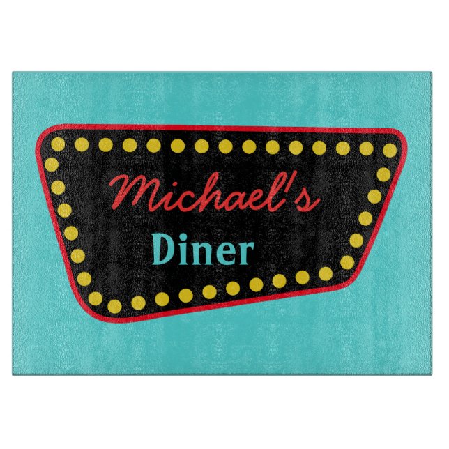 Personlig Dinerskylt Skärbräda (Framsidan)