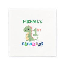 Personlig Dinosaur 1:a födelsedagen