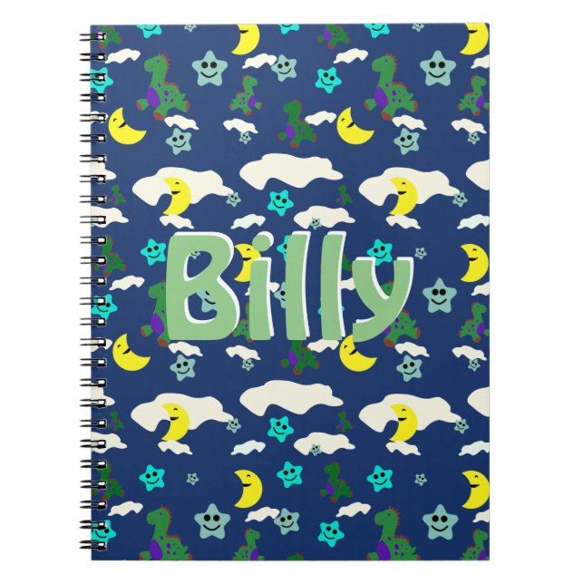 Personlig Dinosaur Anteckningsbok (Framsidan)