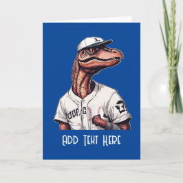 Personlig Dinosaur Baseball Card Tack Kort