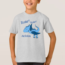 Personlig Dinosaur Boys T Shirt