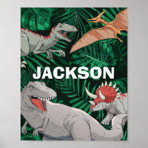 Personlig Dinosaur Kids Dino Jurassic Trex Boy