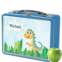 Personlig Dinosaur Kids Metall Lunch Box
