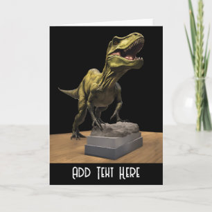 Personlig Dinosaur-kort Tack Kort