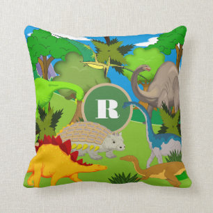 Personlig Dinosaur Land Kudde