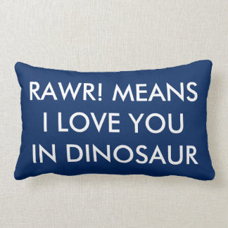 Personlig Dinosaur Lumbar Pillow Dino Decor Lumbarkudde