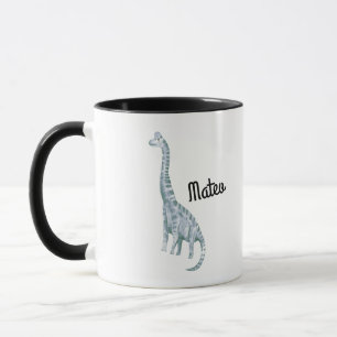 Personlig dinosaur med namn mugg