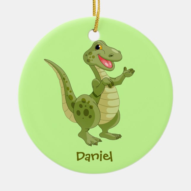 Personlig Dinosaur Ornament (Framsidan)